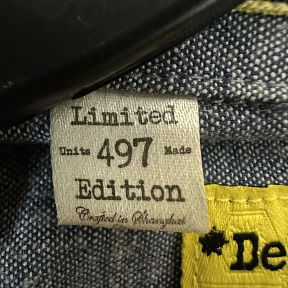 Descendants of Thieves Shirt Mens L Grey Polka Dots Long Sleeve Button Up Adult‎ - Picture 4 of 7